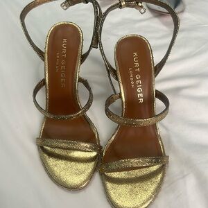 Kurt Geiger metallic gold